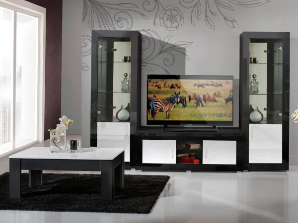 Paiement sécurisé Miroir ETNA 140 Cm Noir Brillant 4