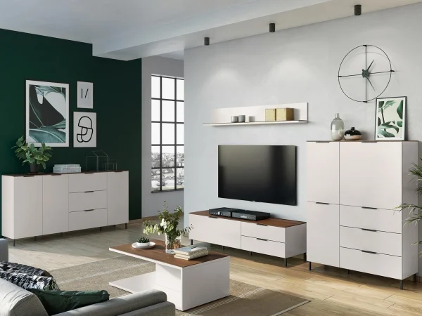 Étagère CALIFREE Cachemire/noyer vente en ligne 4
