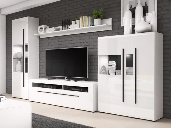 Etagère Murale TULIO 180 Cm Blanc/blanc Laqué grossiste en ligne 5