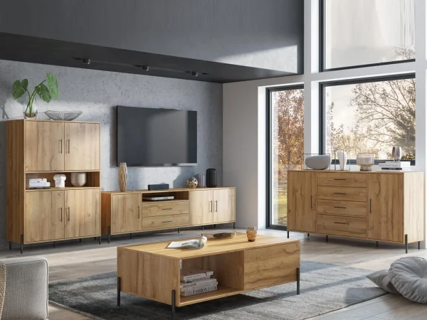 Armoire RUMA 4 Portes Chêne Grandson excellent qulity 5