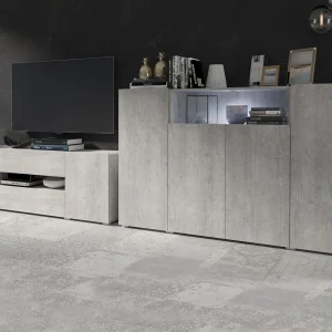 Commode DOLES 4 Portes Béton Colorado ultratendance 14