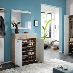 remise en ligne Miroir MACAO Blanc 13