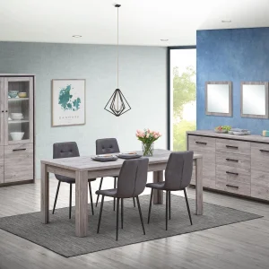 Lot De 3 Miroirs ELINA Chêne Gris destockage 13