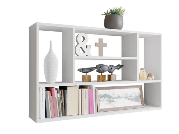 Étagère PAPOK 100 Cm Blanc soldes luxe 4