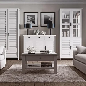Armoire ORI 2 Portes 1 Tiroir Blanc garantie de qualité 14