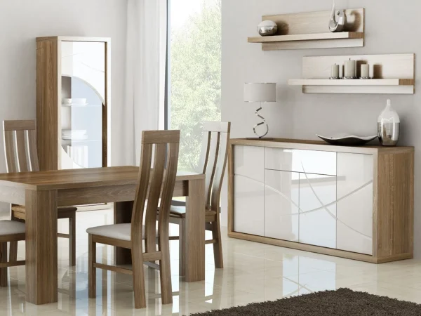 Étagère PARITE 120 Cm Chêne Stirling Meilleur Service 5