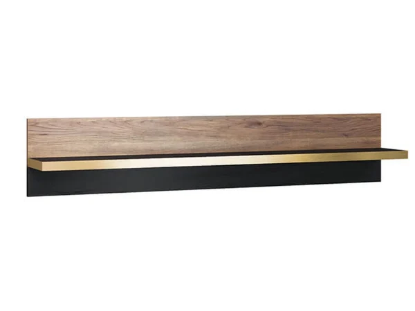 Étagère BELINI 150 Cm Chêne Versal/noir Vente 5