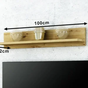 meilleure qualité Étagère LAMELO 100 Cm Chêne Artisan 12