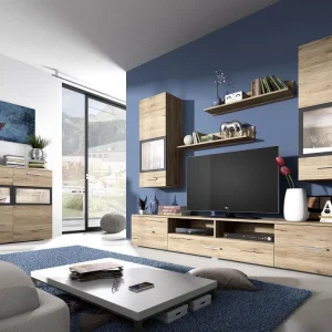 Mur Tv-hifi SAUNA 01 5 Portes Sanremo Sans Led vente à bas prix 11