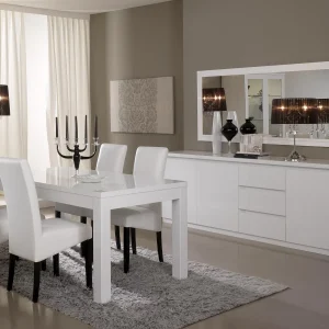 ﻿soldes Miroir ROMEO 180 Cm Blanc Laque 9