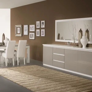 ﻿soldes Miroir ROMEO 180 Cm Blanc Laque 13