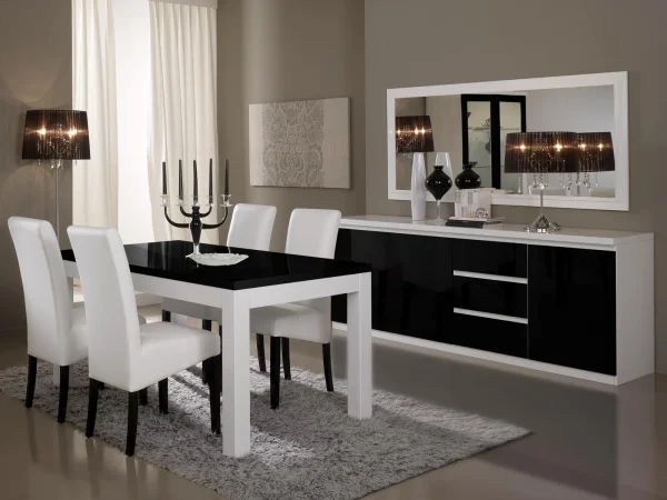 ﻿soldes Miroir ROMEO 180 Cm Blanc Laque 4