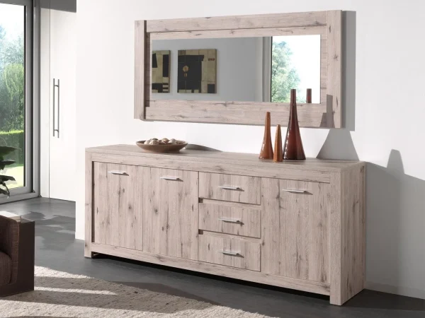 Miroir POSEIDON 180 Cm Chêne Wellington design à la mode 5