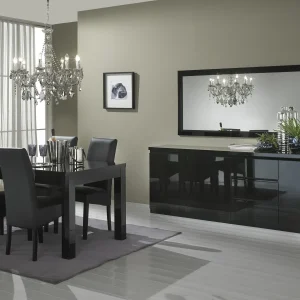 Miroir ROMEO 180 Cm Noir Laque Retour gratuit en magasin. 13
