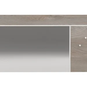 pas cher Miroir PADEL 120 Cm Blanc/chêne Endgrain 13