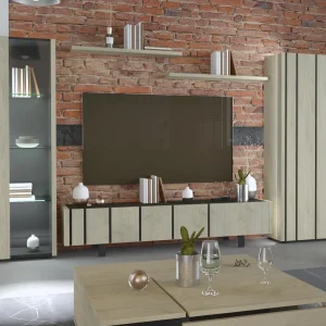boutique en ligne Armoire De Rangement RUSTY 1 Porte Chêne 17