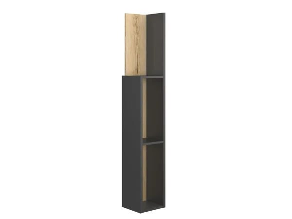 Étagère ESTELLE 160 Cm Chêne Helvezia/noir Livraison Standard/Rapide 5