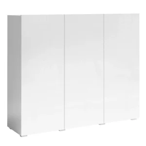 Service Clients Dédié Commode DOLES 3 Portes Blanc/blanc Brillant 18