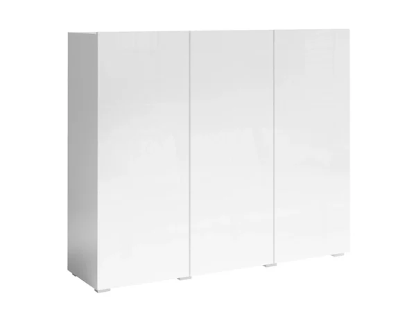 Service Clients Dédié Commode DOLES 3 Portes Blanc/blanc Brillant 7