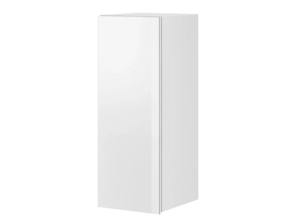 Armoire Murale HELA 1 Porte Blanc Brillant marque pas cher 6