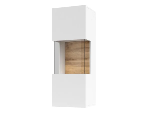 Armoire Murale AVATAR 1 Porte Blanc Avec Led magasins pas chers 4