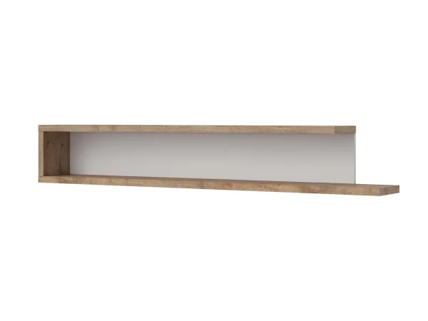 Étagère SINO 180 Cm Chêne/blanc Laqué Distributeur Officiel 5