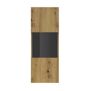 Officielle Armoire Murale AVATAR 1 Porte Chêne Artisan Avec Led 14