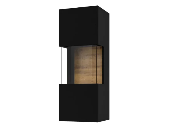 pas cher en ligne Armoire Murale AVATAR 1 Porte Noir Sans Led 3