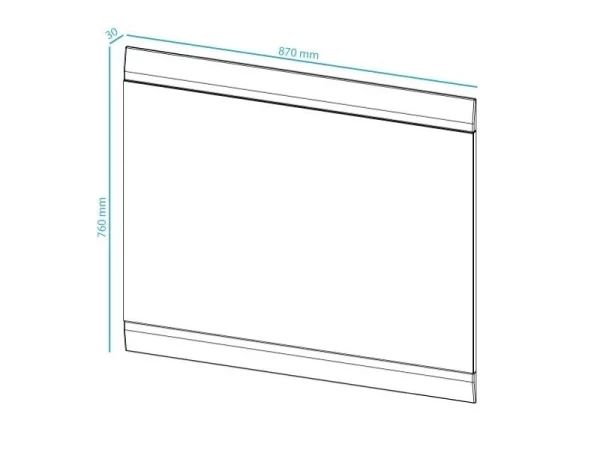 remise en ligne Miroir MACAO Blanc 6
