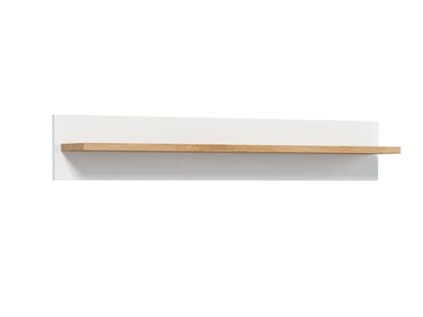 Étagère Murale BRILLAT 120 Cm Blanc/chêne Ribbec boutique en france 6