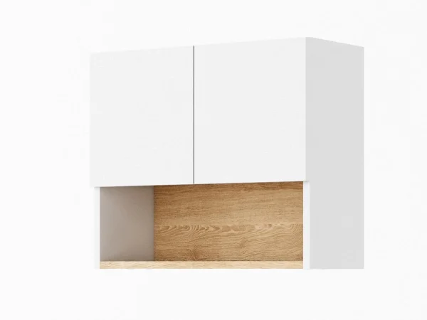 Armoire Murale CLARA 2 Portes Chêne Riviera/blanc garantis authentique 6