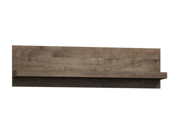 soldes officiel Étagère Murale INDY 120 Cm Frêne Foncé 3