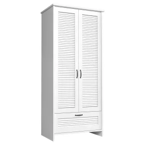Armoire ORI 2 Portes 1 Tiroir Blanc garantie de qualité 16