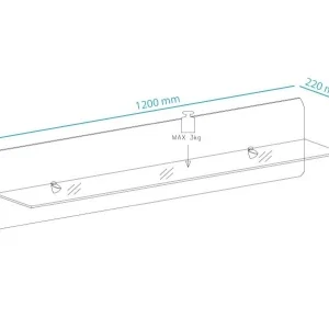 Etagère HERCULE 120 Cm Blanc à prix très bas 15