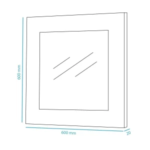 REMISE allant Lot De 3 Miroirs WILSON Chêne Français 15