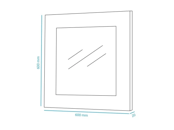 REMISE allant Lot De 3 Miroirs WILSON Chêne Français 6