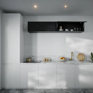 Armoire BARIO 1 Porte Abattante Chêne Noir soldes ligne 19