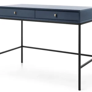 magasin pas cher Console MONAK 2 Tiroirs Bleu Foncé 12
