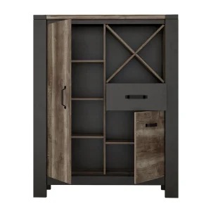 Armoire MALTELO 2 Portes 1 Tiroir Canyon Hickory/matera excellents soldes 20