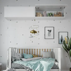Armoire BARIO 1 Porte Abattante Blanc Mat marque pas cher en ligne 26