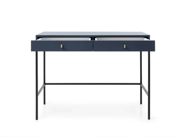 magasin pas cher Console MONAK 2 Tiroirs Bleu Foncé 5