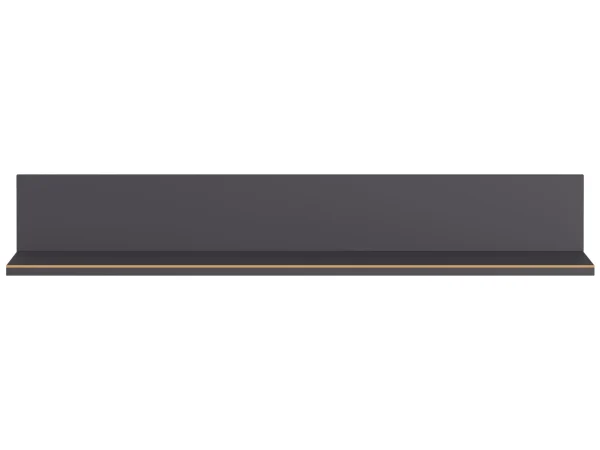 soldes luxe Étagère Murale CALIFA 163 Cm Chêne Navarra/graphite 6