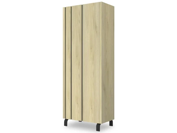 boutique en ligne Armoire De Rangement RUSTY 1 Porte Chêne 7