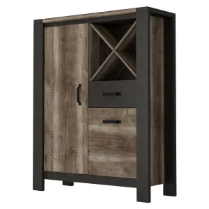Armoire MALTELO 2 Portes 1 Tiroir Canyon Hickory/matera excellents soldes 22