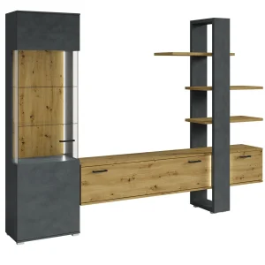 Mur Tv-hifi MORTY 3 Portes Chêne Artisan/matera Service Clients Dédié 11
