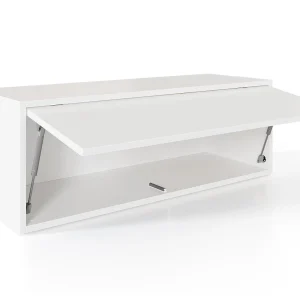 Armoire BARIO 1 Porte Abattante Blanc Mat marque pas cher en ligne 28