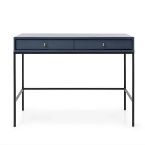 magasin pas cher Console MONAK 2 Tiroirs Bleu Foncé 16