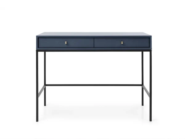 magasin pas cher Console MONAK 2 Tiroirs Bleu Foncé 6