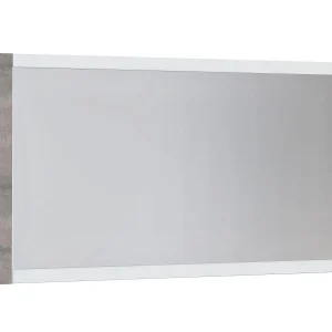 grande surprise Miroir Rectangulaire RANDY 170 Cm Béton/blanc 10