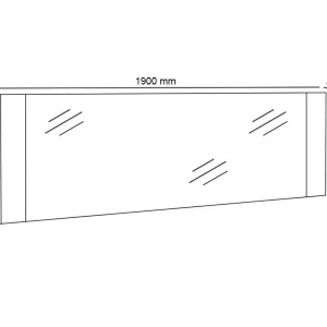 magasin en ligne france Miroir SANDY 190 Cm Chêne Cérusé 15